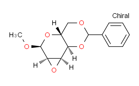 CAS No. 3150-15-0, (1aR,2S,3aR,7aR,7bR)-2-methoxy-6-phenylhexahydrooxireno[2',3':4,5]pyrano[3,2-d][1,3]dioxine