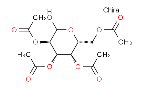 CAS No. 47339-09-3, (2R,3S,4S,5R)-2-(Acetoxymethyl)-6-hydroxytetrahydro-2H-pyran-3,4,5-triyl triacetate