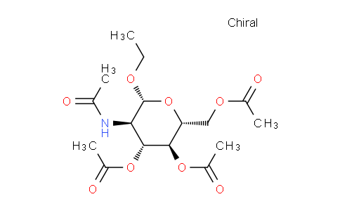CAS No. 76155-50-5, Ethyl-2-acetamido-3,4,6-tri-O-acetyl-2-deoxy-b-D-glucopyranoside