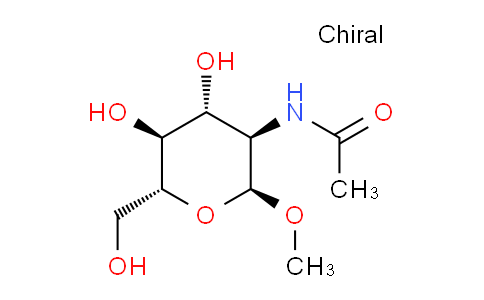 CAS No. 6082-04-8, N-((2S,3R,4R,5S,6R)-4,5-dihydroxy-6-(hydroxymethyl)-2-methoxytetrahydro-2H-pyran-3-yl)acetamide