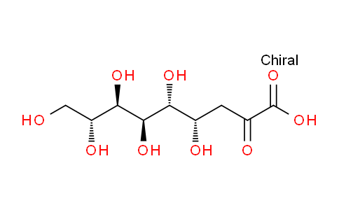 CAS No. 112543-66-5, (4S,5R,6R,7R,8R)-4,5,6,7,8,9-hexahydroxy-2-oxononanoic acid