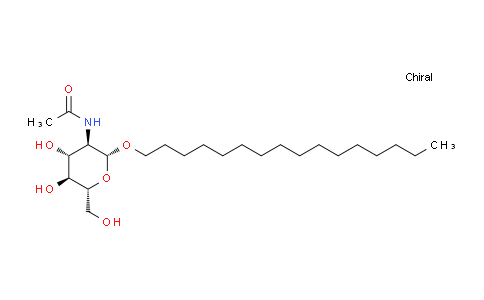 CAS No. 115414-49-8, N-((2R,3R,4R,5S,6R)-2-(hexadecyloxy)-4,5-dihydroxy-6-(hydroxymethyl)tetrahydro-2H-pyran-3-yl)acetamide