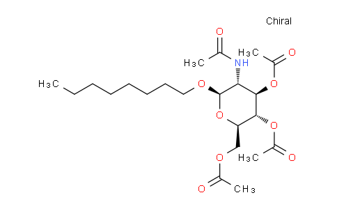CAS No. 173725-22-9, (2R,3S,4R,5R,6R)-5-acetamido-2-(acetoxymethyl)-6-(octyloxy)tetrahydro-2H-pyran-3,4-diyl diacetate