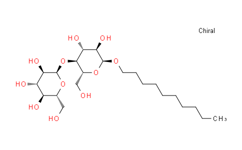 CAS No. 168037-12-5, (2R,3R,4S,5S,6R)-2-(((2R,3S,4R,5R,6S)-6-(decyloxy)-4,5-dihydroxy-2-(hydroxymethyl)tetrahydro-2H-pyran-3-yl)oxy)-6-(hydroxymethyl)tetrahydro-2H-pyran-3,4,5-triol