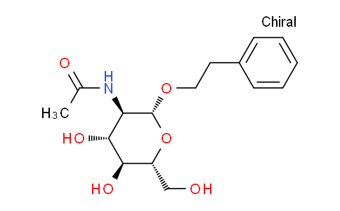 CAS No. 197574-94-0, N-((2R,3R,4R,5S,6R)-4,5-dihydroxy-6-(hydroxymethyl)-2-phenethoxytetrahydro-2H-pyran-3-yl)acetamide
