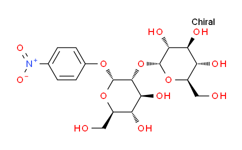 CAS No. 147103-31-9, (2R,3R,4S,5S,6R)-2-(((2R,3R,4S,5S,6R)-4,5-dihydroxy-6-(hydroxymethyl)-2-(4-nitrophenoxy)tetrahydro-2H-pyran-3-yl)oxy)-6-(hydroxymethyl)tetrahydro-2H-pyran-3,4,5-triol