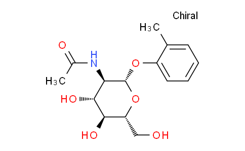 CAS No. 263746-45-8, N-((2S,3R,4R,5S,6R)-4,5-dihydroxy-6-(hydroxymethyl)-2-(o-tolyloxy)tetrahydro-2H-pyran-3-yl)acetamide