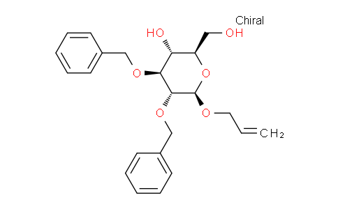 CAS No. 84218-68-8, (2R,3R,4S,5R,6R)-6-(allyloxy)-4,5-bis(benzyloxy)-2-(hydroxymethyl)tetrahydro-2H-pyran-3-ol