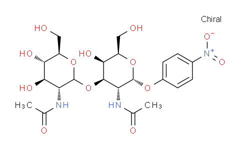 CAS No. 125455-64-3, 4-Nitrophenyl 2-Acetamido-3-O-(2-acetamido-2-deoxy-D-glucopyranosyl)-2-deoxy-a-D-galactopyranoside