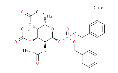 128473-05-2 | (2R,3S,4R,5R,6S)-2-((bis(benzyloxy)phosphoryl)oxy)-6-methyltetrahydro-2H-pyran-3,4,5-triyl triacetate