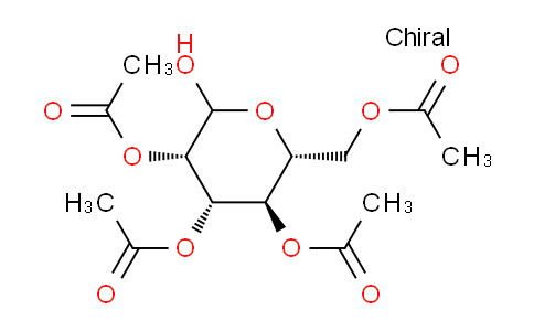 CAS No. 140147-37-1, (2R,3R,4S,5S)-2-(acetoxymethyl)-6-hydroxytetrahydro-2H-pyran-3,4,5-triyl triacetate