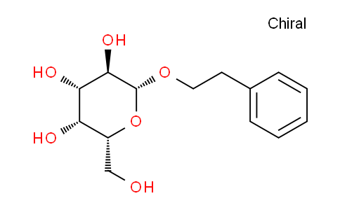 CAS No. 14861-16-6, (2R,3R,4S,5R,6R)-2-(hydroxymethyl)-6-phenethoxytetrahydro-2H-pyran-3,4,5-triol