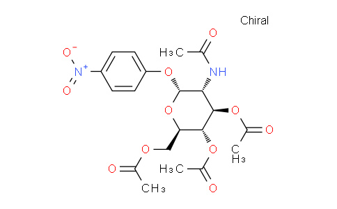 CAS No. 13089-23-1, (2R,3S,4R,5R,6R)-5-acetamido-2-(acetoxymethyl)-6-(4-nitrophenoxy)tetrahydro-2H-pyran-3,4-diyl diacetate