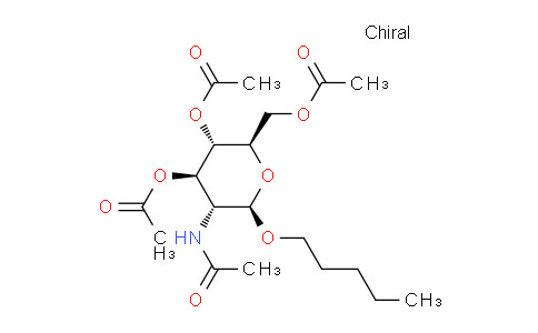 CAS No. 146288-30-4, Amyl-2-acetamido-3,4,6-tri-O-acetyl-2-deoxy-b-D-glucopyranoside