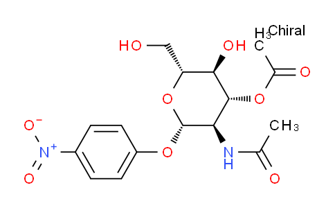 CAS No. 23262-57-9, (2S,3R,4R,5S,6R)-3-acetamido-5-hydroxy-6-(hydroxymethyl)-2-(4-nitrophenoxy)tetrahydro-2H-pyran-4-yl acetate