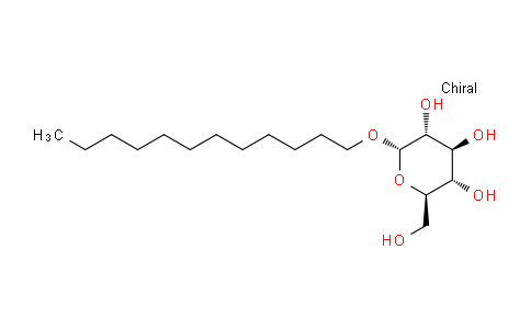 CAS No. 29980-16-3, (2S,3R,4S,5S,6R)-2-(dodecyloxy)-6-(hydroxymethyl)tetrahydro-2H-pyran-3,4,5-triol