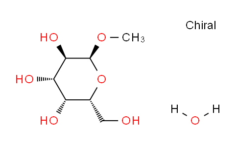 CAS No. 34004-14-3, (2R,3R,4S,5R,6S)-2-(Hydroxymethyl)-6-methoxytetrahydro-2H-pyran-3,4,5-triol hydrate