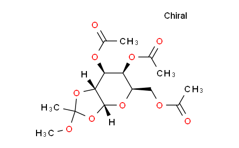 CAS No. 50801-29-1, 3,4,6-Tri-O-acetyl-a-D-galactopyranose-1,2-(methyl orthoacetate)