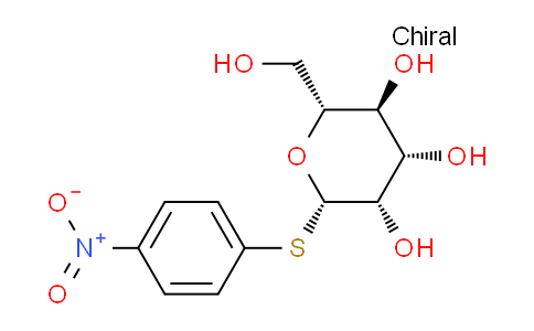 CAS No. 55385-51-8, (2R,3S,4S,5S,6S)-2-(hydroxymethyl)-6-((4-nitrophenyl)thio)tetrahydro-2H-pyran-3,4,5-triol