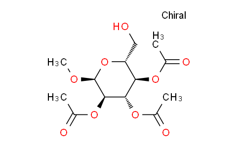 CAS No. 7432-72-6, (2R,3R,4S,5R,6S)-2-(Hydroxymethyl)-6-methoxytetrahydro-2H-pyran-3,4,5-triyl triacetate