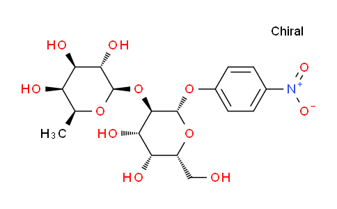 CAS No. 77640-21-2, (2R,3S,4R,5S,6S)-2-(((2S,3R,4S,5R,6R)-4,5-dihydroxy-6-(hydroxymethyl)-2-(4-nitrophenoxy)tetrahydro-2H-pyran-3-yl)oxy)-6-methyltetrahydro-2H-pyran-3,4,5-triol