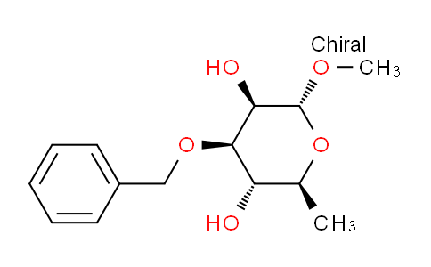 CAS No. 75336-82-2, (2R,3R,4R,5S,6S)-4-(benzyloxy)-2-methoxy-6-methyltetrahydro-2H-pyran-3,5-diol