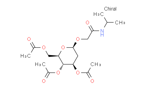 CAS No. 7772-85-2, (2R,3S,4R,6R)-2-(Acetoxymethyl)-6-(2-(isopropylamino)-2-oxoethoxy)tetrahydro-2H-pyran-3,4-diyl diacetate