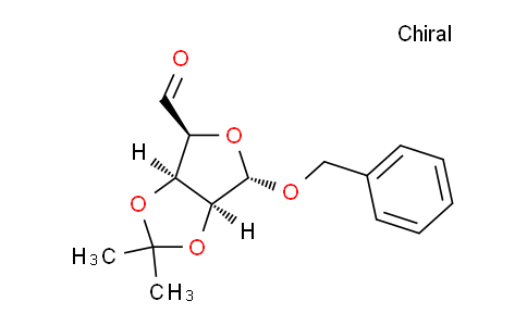 CAS No. 102854-75-1, (3aS,4S,6S,6aS)-6-(benzyloxy)-2,2-dimethyltetrahydrofuro[3,4-d][1,3]dioxole-4-carbaldehyde