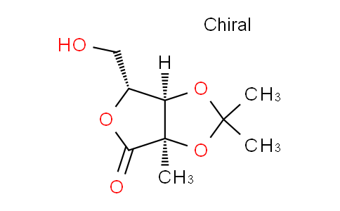 CAS No. 23709-41-3, (3aR,6R,6aR)-6-(hydroxymethyl)-2,2,3a-trimethyldihydrofuro[3,4-d][1,3]dioxol-4(3aH)-one
