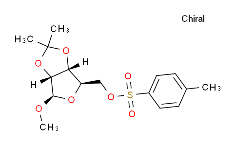 CAS No. 4137-56-8, ((3aR,4R,6R,6aR)-6-Methoxy-2,2-dimethyltetrahydrofuro[3,4-d][1,3]dioxol-4-yl)methyl 4-methylbenzenesulfonate