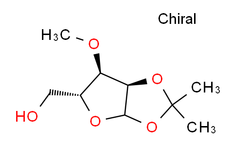 CAS No. 35506-61-7, ((5R,6R,6aR)-6-methoxy-2,2-dimethyltetrahydrofuro[2,3-d][1,3]dioxol-5-yl)methanol