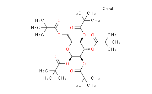CAS No. 1213234-53-7, (2R,3R,4S,5R,6R)-6-((pivaloyloxy)methyl)tetrahydro-2H-pyran-2,3,4,5-tetrayl tetrakis(2,2-dimethylpropanoate)