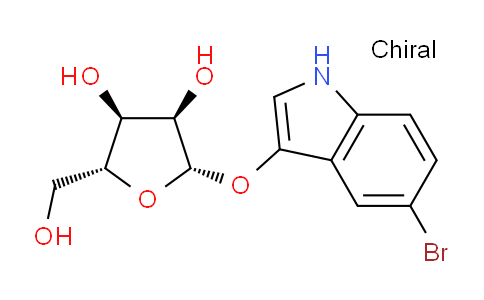 CAS No. 518033-35-7, (2S,3R,4S,5R)-2-((5-Bromo-1H-indol-3-yl)oxy)-5-(hydroxymethyl)tetrahydrofuran-3,4-diol