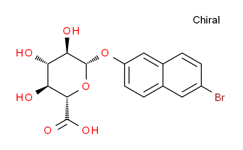 CAS No. 22720-35-0, (2S,3S,4S,5R,6S)-6-((6-Bromonaphthalen-2-yl)oxy)-3,4,5-trihydroxytetrahydro-2H-pyran-2-carboxylic acid