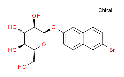 CAS No. 25696-57-5, (2R,3R,4S,5S,6R)-2-((6-Bromonaphthalen-2-yl)oxy)-6-(hydroxymethyl)tetrahydro-2H-pyran-3,4,5-triol