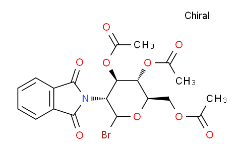 CAS No. 70831-94-6, (2R,3S,4R,5R)-2-(Acetoxymethyl)-6-bromo-5-(1,3-dioxoisoindolin-2-yl)tetrahydro-2H-pyran-3,4-diyl diacetate