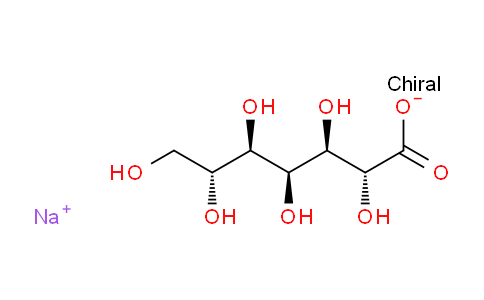 CAS No. 13007-85-7, Sodium (2R,3R,4S,5R,6R)-2,3,4,5,6,7-hexahydroxyheptanoate