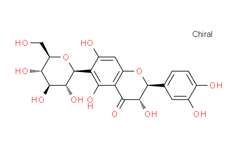 CAS No. 1186493-51-5, (2S,3S)-2-(3,4-Dihydroxyphenyl)-3,5,7-trihydroxy-6-((2S,3R,4R,5S,6R)-3,4,5-trihydroxy-6-(hydroxymethyl)tetrahydro-2H-pyran-2-yl)chroman-4-one