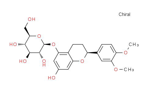 CAS No. 89289-91-8, (2S,3R,4S,5S,6R)-2-(((S)-2-(3,4-Dimethoxyphenyl)-7-hydroxychroman-5-yl)oxy)-6-(hydroxymethyl)tetrahydro-2H-pyran-3,4,5-triol