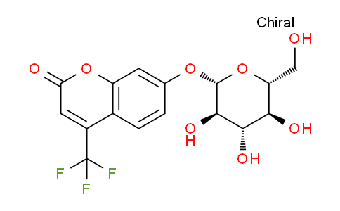 CAS No. 116981-86-3, 4-(Trifluoromethyl)-7-(((2S,3R,4S,5S,6R)-3,4,5-trihydroxy-6-(hydroxymethyl)tetrahydro-2H-pyran-2-yl)oxy)-2H-chromen-2-one