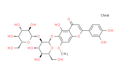 CAS No. 77139-23-2, 6-(((2S,3R,4S,5S,6R)-4,5-Dihydroxy-6-(hydroxymethyl)-3-(((2S,3R,4S,5R,6R)-3,4,5-trihydroxy-6-(hydroxymethyl)tetrahydro-2H-pyran-2-yl)oxy)tetrahydro-2H-pyran-2-yl)oxy)-2-(3,4-dihydroxyphenyl)-5-hydroxy-7-methoxy-4H-chromen-4-one