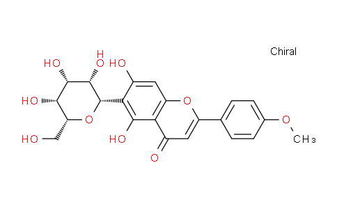 CAS No. 4328-19-2, 5,7-Dihydroxy-2-(4-methoxyphenyl)-6-((2S,3S,4R,5R,6R)-3,4,5-trihydroxy-6-(hydroxymethyl)tetrahydro-2H-pyran-2-yl)-4H-chromen-4-one