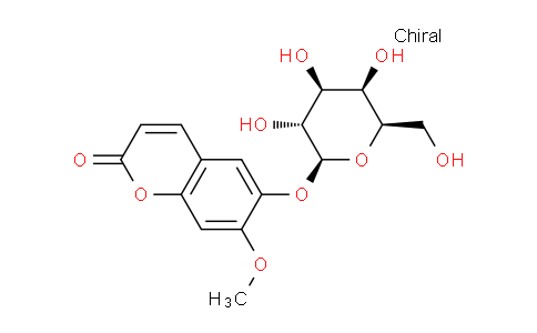 CAS No. 20186-29-2, 7-Methoxy-6-(((2S,3R,4S,5R,6R)-3,4,5-trihydroxy-6-(hydroxymethyl)tetrahydro-2H-pyran-2-yl)oxy)-2H-chromen-2-one