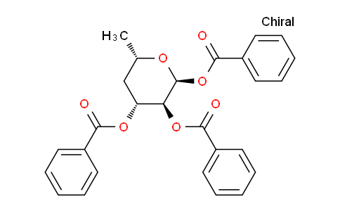 CAS No. 132867-80-2, (2S,4S,5R)-Tetrahydro-2H-pyran-2,4,5-triyl tribenzoate