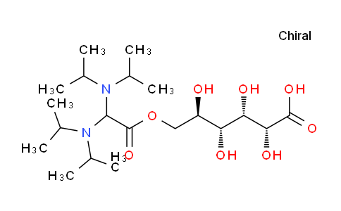 CAS No. 13149-69-4, (2R,3S,4R,5R)-6-(2,2-Bis(diisopropylamino)acetoxy)-2,3,4,5-tetrahydroxyhexanoic acid