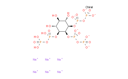 CAS No. 623552-11-4, hexasodium;[oxido-[(1R,2S,3S,4R,5S,6R)-2,3,4-trihydroxy-5-[hydroxy(phosphonooxy)phosphoryl]oxy-6-[oxido(phosphonatooxy)phosphoryl]oxycyclohexyl]oxyphosphoryl] phosphate