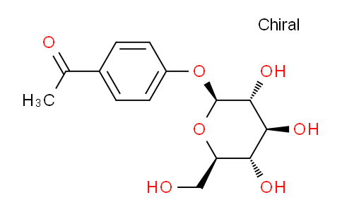 CAS No. 530-14-3, 4-Acetylphenyl-b-D-glucopyranoside