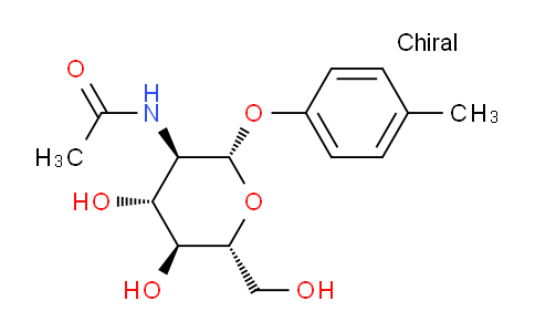 CAS No. 35694-99-6, 4-Methylphenyl 2-acetamido-2-deoxy-b-D-glucopyranoside