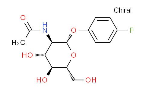 CAS No. 135608-47-8, 4-Fluorophenyl 2-acetamido-2-deoxy-b-D-glucopyranoside
