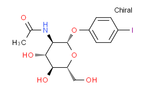 CAS No. 38229-81-1, 4-Iodophenyl 2-acetamido-2-deoxy-b-D-glucopyranoside